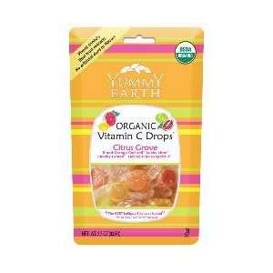 Yummy Earth Organic Citrus Grove Vitamin C Drops 3.3 oz. (Pack of 6 