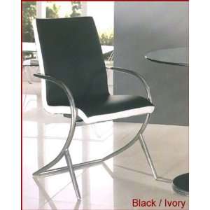    Modern Metal Two Tone Dining Chair OL DC10 Furniture & Decor