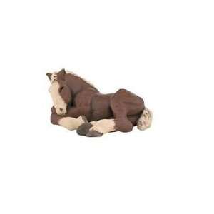  Papo   Draft Foal Lying Toys & Games