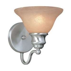  Atlantis Wall Sconce in Satin Nickel