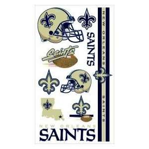  New Orleans Saints NFL Temporary Tattoos (10 Tattoos 
