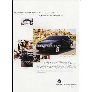  2005 Vintage Ad Ford Motor Company 2006 Mercury Milan 