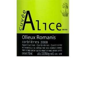  2008 Ollieux Romanis Corbieres Cuvee Alice 750ml Grocery 