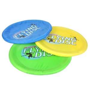 18 Super Sized Flying Disk   Assorted Colors  Sports 