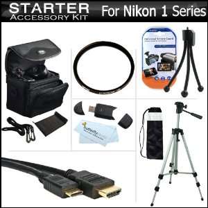 Starter Accessories Kit For Nikon 1 J1, Nikon 1 V1 Mirrorless Digital 