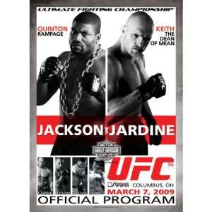  UFC 96 Official Program 
