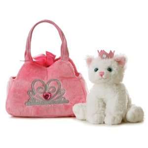  Aurora Plush Fancy Pals Pet Carrier Princess Kitten Toys 