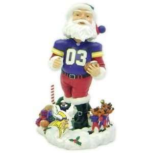  Minnesota Vikings Santa Claus Bobble Head Sports 