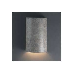  0940   Justice Design  Small Cylinder Closed Top Sconce 