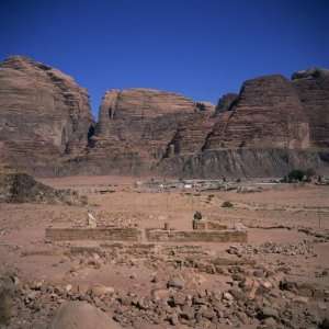  Nabatean Temple Dating from the 1st Century AD, Wadi Rum 