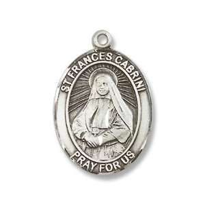  Sterling Silver St Frances Cabrini Pendant First Communion 