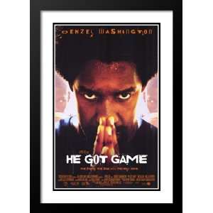  He Got Game 20x26 Framed and Double Matted Movie Poster 