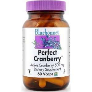  Bluebonnet   Perfect Cranberry 500mg   60 Veg Caps Health 