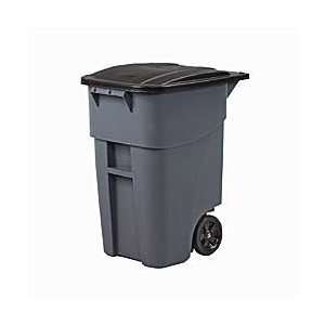 Rubbermaid Commercial Brute HDPE 50 Gallon Rollout Waste Container 