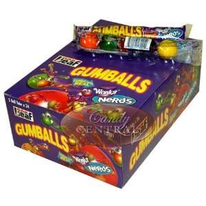 Nerds Gumballs 5 Ball Tube (24 Ct)  Grocery & Gourmet Food