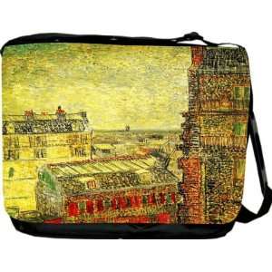  Van Gogh View Paris from Vincents Room Messenger Bag 