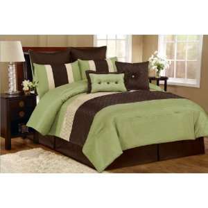  Duck River Textile Tuscany Queen Comforter Set, Green 