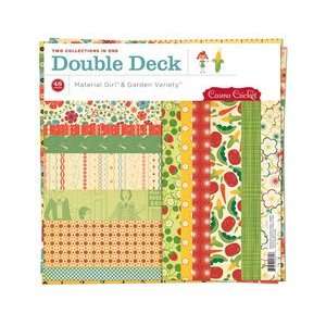   Deck 12x12 Scrapbooking Paper Pad Garden Variety & Material Girl