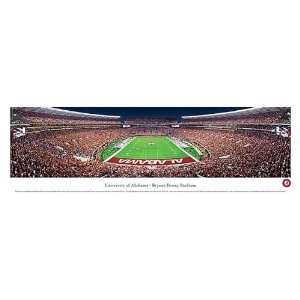 Alabama Crimson Tide Bryant Denny Stadium End Zone Unframed Panoramic 