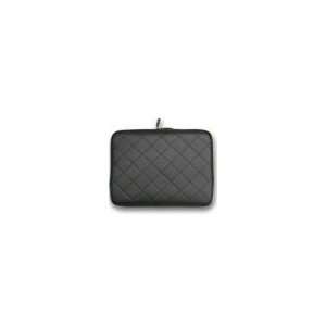 15 Inch Black PU Laptop Sleeve / Notebook Carrying Case Bag (Zipper 