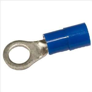 Nylon Insulated Ring Terminals in Blue with 16 14 Wire and 6 Stud 