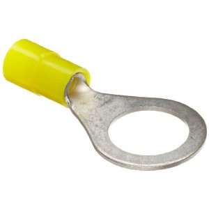 Morris Products 11368 Ring Terminal, Nylon Insulated, Yellow, 12 10 
