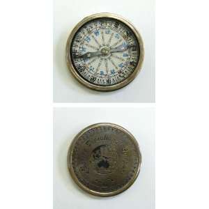  REAL SIMPLEHANDTOOLED HANDCRAFTED ZODIAC COMPASS 