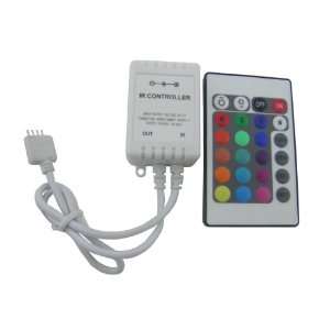   Wireless RGB Color Changing Strip LED Light Controller IR Remote 12