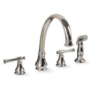  Hardware Express 120117LF orino 4 Hole Kitchen Faucet with 