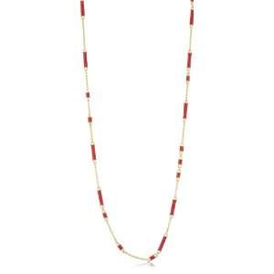  Kate Spade New York Bar None Scatter Red Necklace Jewelry