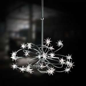  Starburst 24 lt Chandelier