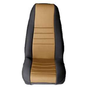  Rugged Ridge 13212.04 Black/Tan Custom Neoprene Front Seat 