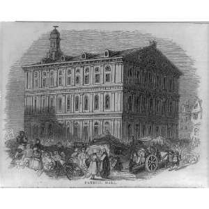   Boston,Massachusetts,MA,1851,exterior,Building,people on street Home