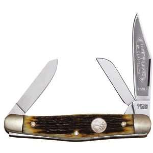 Boker Honeycomb Bone Stockman 140th Anniversary, 3 3/8 Closed  