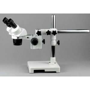 10X 15X 30X 45X Stereo Microscope with Single Arm Boom Stand  