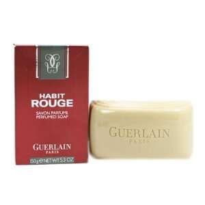   Habit Rouge By Guerlain For Men. Perfumed Soap 5.3 Oz / 150 G Beauty