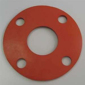 Rubber Flange Gaskets Full Face Silicone (Red) Flange Gasket,Full Face