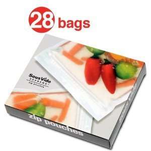  SousVide Supreme Quart Zip Pouch Bags, Set of 28 Kitchen 