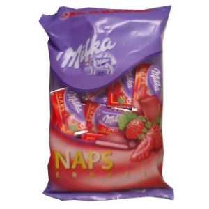 Milka Naps Strawberry 120g Grocery & Gourmet Food