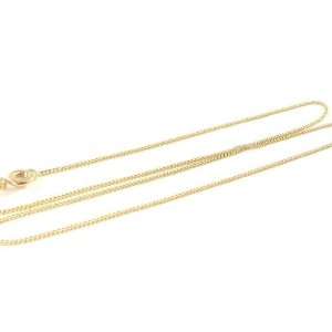   gold Maille Gourmette 42 cm (16. 54) 1. 2 mm (0. 05). Jewelry