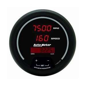   Digital 3 3/8 8000 RPM / 160 MPH Digital Tachometer/Speedometer Combo