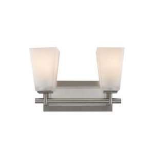 Murray Feiss VS16602 BS, Clayton Reversible Glass Wall Vanity Lighting 