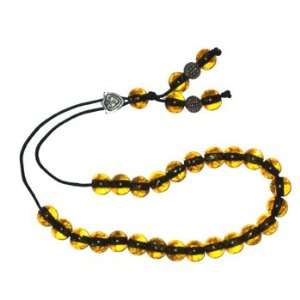  Worry Beads   Classic   Amber With Sparkles   1 pc. Arts 