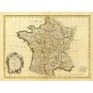  France, carte generale, 1786 Arts, Crafts & Sewing