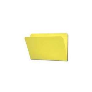  Smead Colored Top Tab File Folder, Yellow, Legal Size, 11 