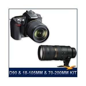   70 200mm f/2.8G ED VR II Len & 18 105mm DX VR Lens