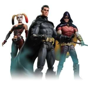  Batman Arkham City   Action Figure Series 1 Set Of 3 