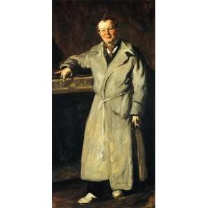   Made Oil Reproduction   Robert Henri   24 x 48 inches   George Luks