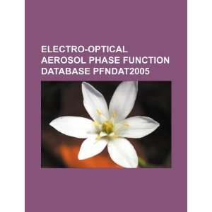  Electro optical aerosol phase function database PFNDAT2005 