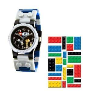   Kids Watch with Hans Solo Toy and Lego Brick Stickers Toys & Games